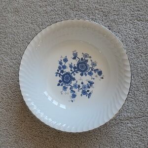 Royal Blue Ironstone Enoch Wedgwood Serving Bowl